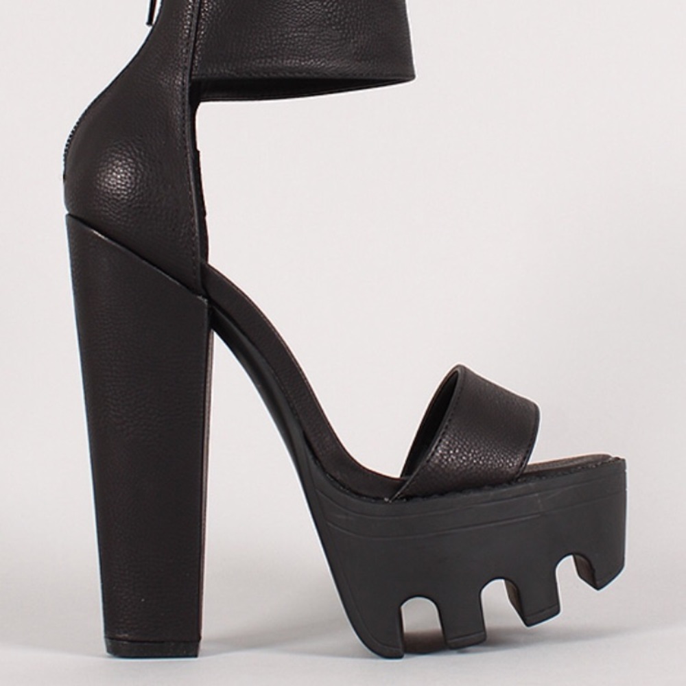 Wild Diva Chunky Platform Heels